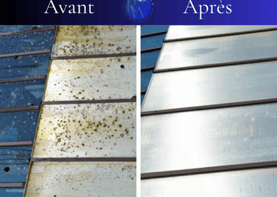 Nettoyage de véranda par R-Wash avant-après