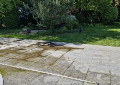 Nettoyage de terrasse pendant par R-Wash