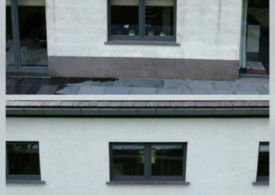 Nettoyage de façade par R-wash avant-après